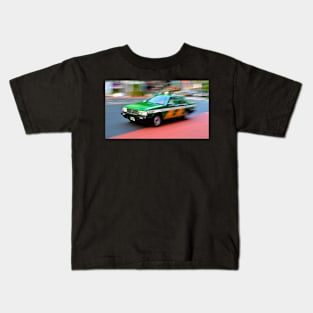 shinjuku taxi zooms by Kids T-Shirt